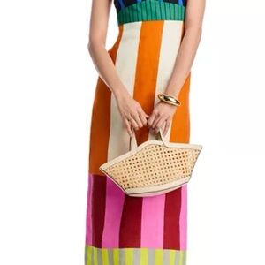 Colorful Striped Midi Dress